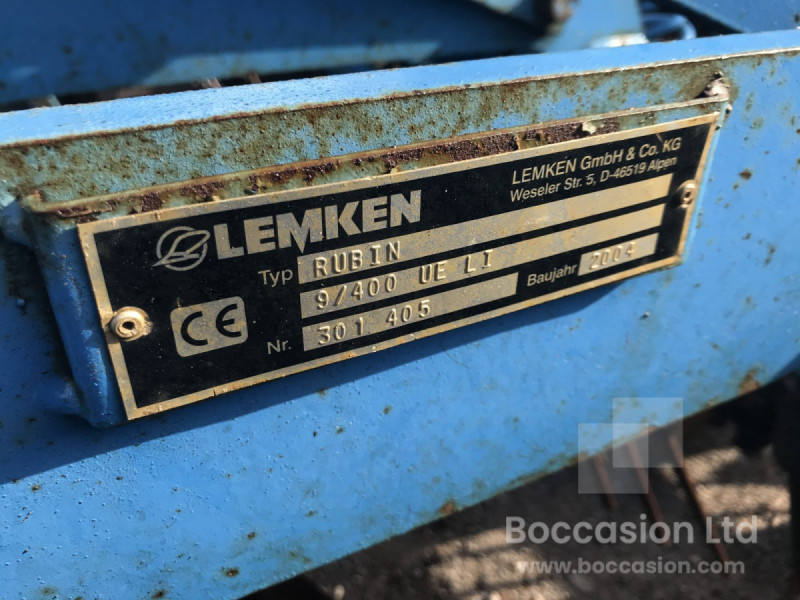 2004 Lemken RUBIN 800 KA