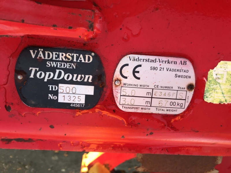 2009 Vaderstad  TopDown TD 500