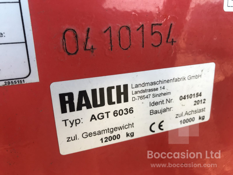 2012 Kuhn AGT 6036