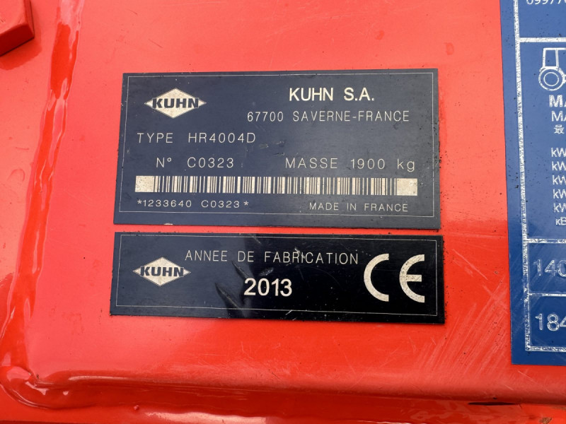 2013 Kuhn HR 4004D-ACCORD-DA 4m combination drill.