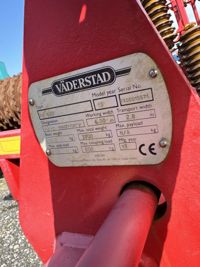 2013 Vaderstad  Rollex RX 620 Cambridge