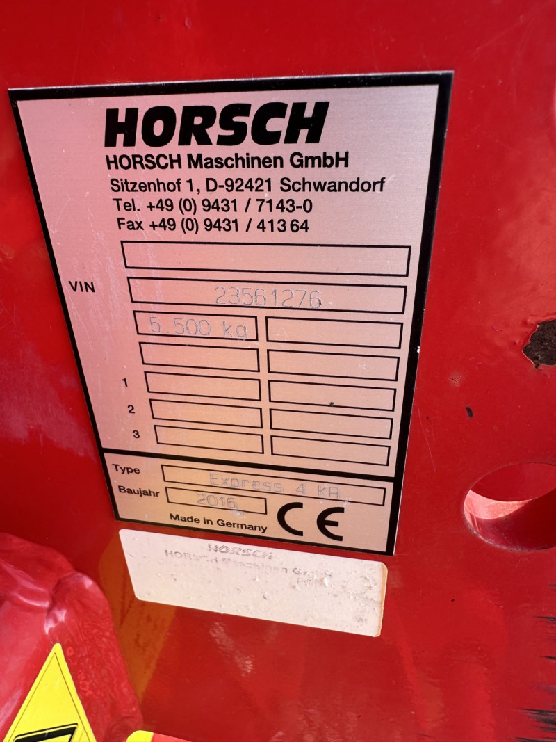 2016 Horsch Express 4KR