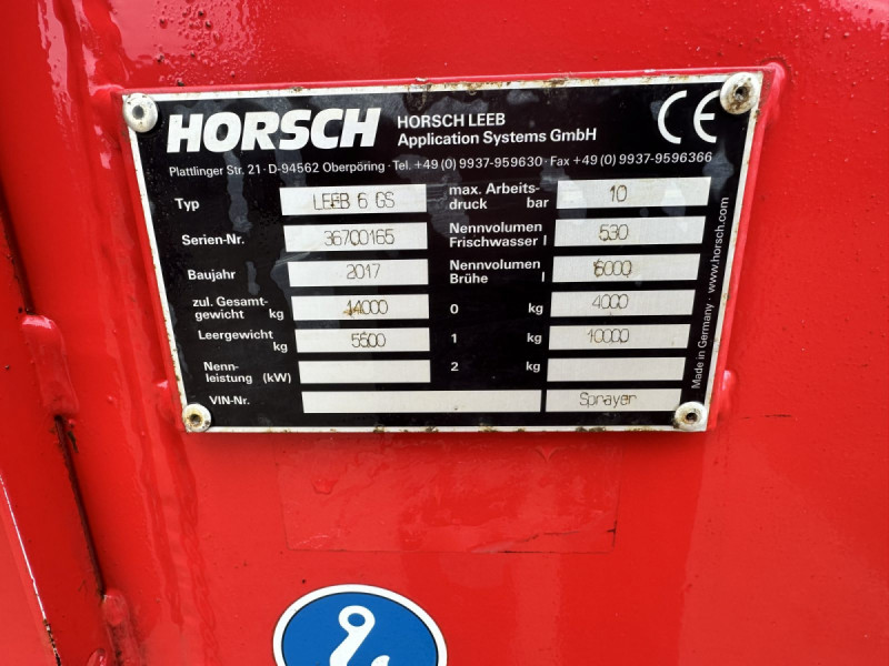 2017 Horsch  Leeb 6GS 32m 